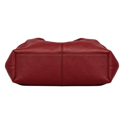 BagCouture Ruby Slouch Faux Leather Hobo Handbag